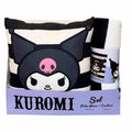 Conjunto de manta e almofada de lã Kuromi Hello Kitty