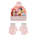 Conjunto de gorro e luvas das Princesas Disney