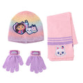 Conjunto de gorro, luvas e cachecol da Gabby Dollhouse