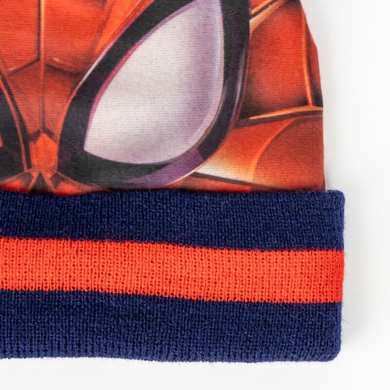 Conjunto de gorro e luvas da Spiderman Marvel