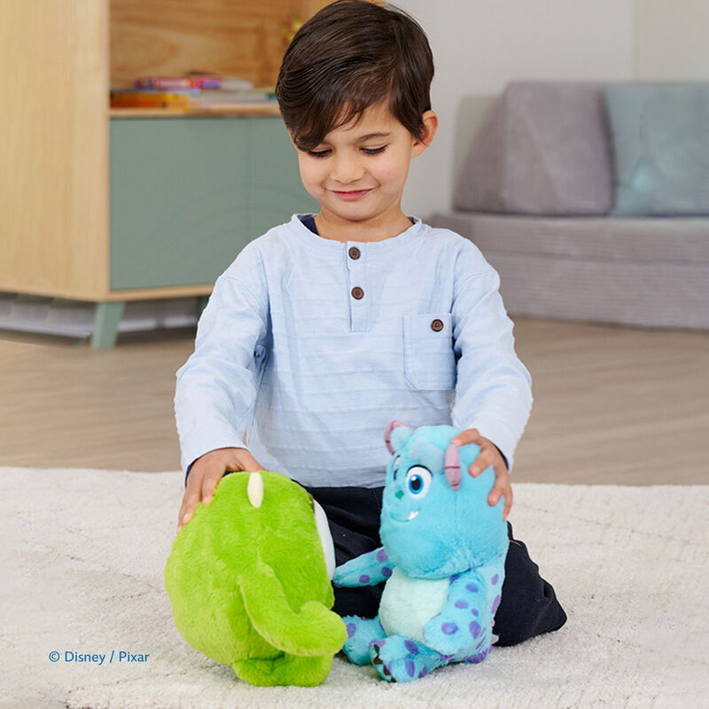 Peluche Mike Wazowski Monstros S.A. Flufflets Disney Pixar 25cm