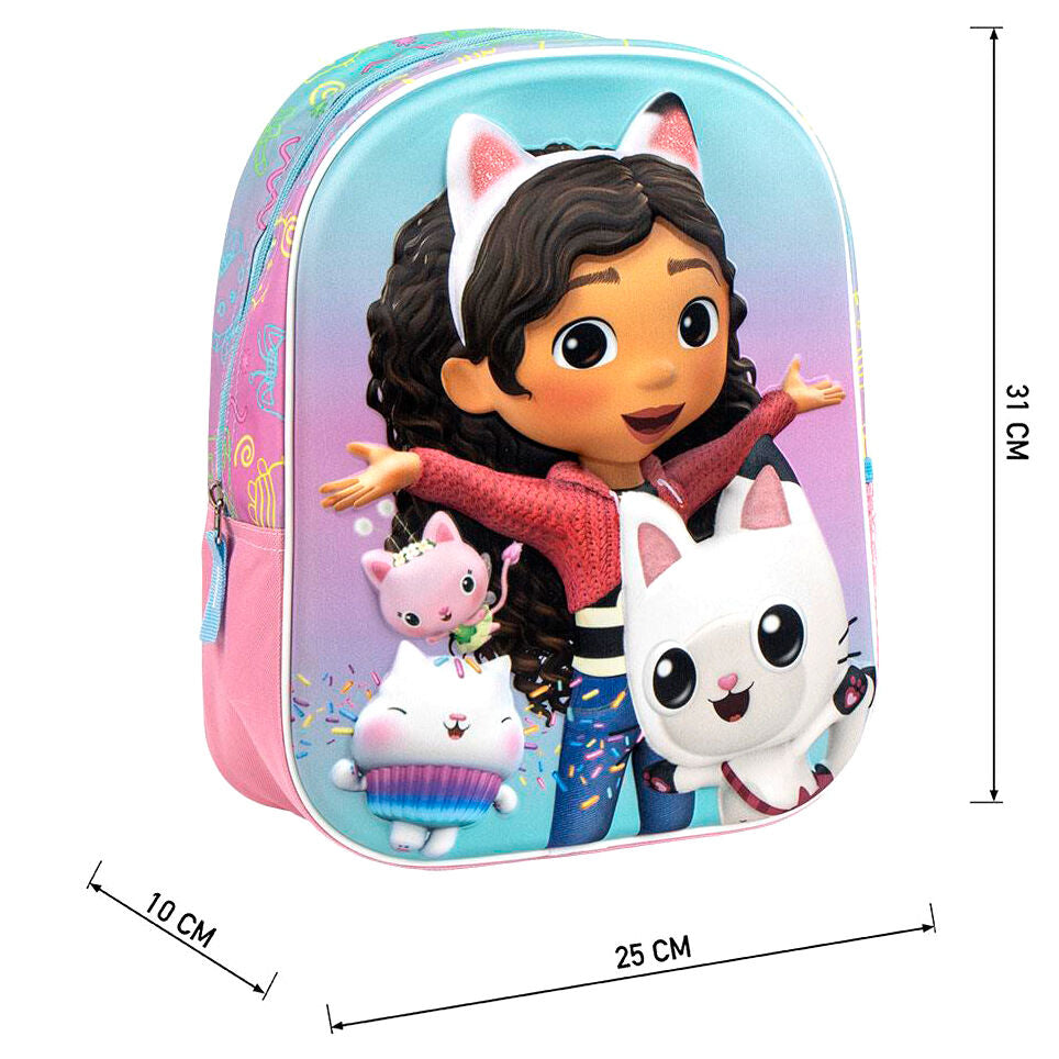 Mochila 3D Gabby’s Dollhouse 31cm