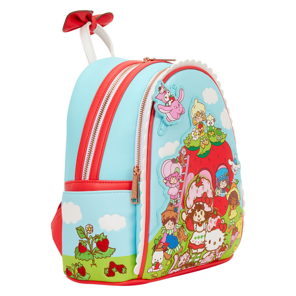 Mochila Shortcake Scented Hello Kitty & & Friends x Strawberry Loungefly 26cm