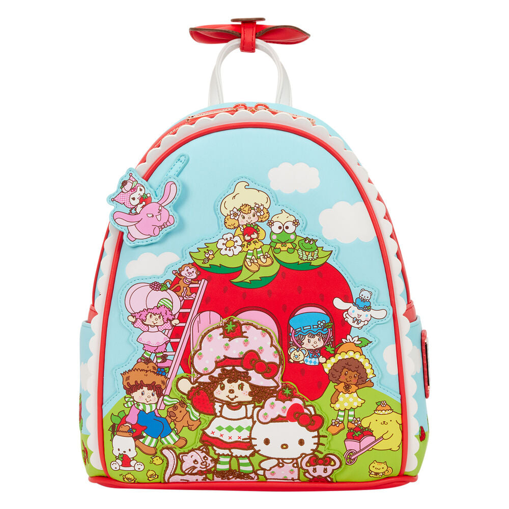 Mochila Shortcake Scented Hello Kitty & & Friends x Strawberry Loungefly 26cm