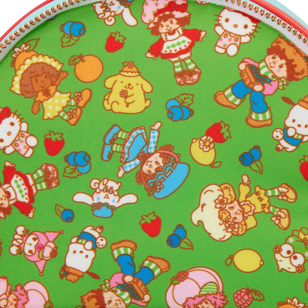 Mochila Shortcake Scented Hello Kitty & & Friends x Strawberry Loungefly 26cm
