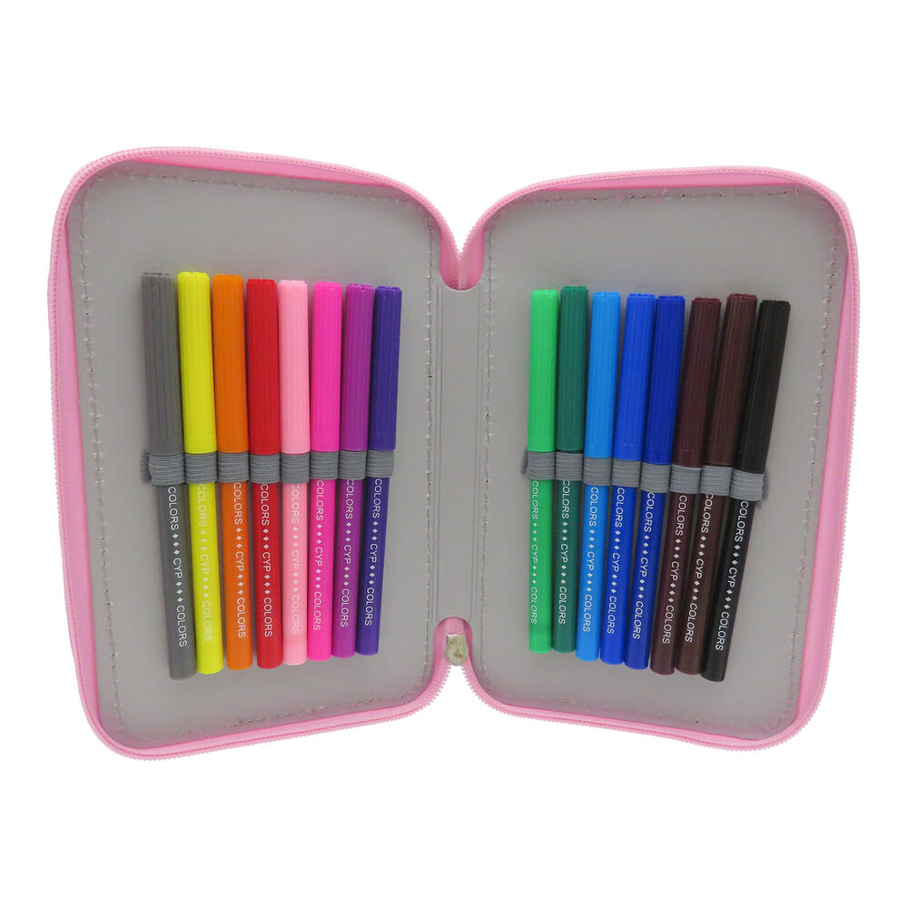 Estojo triplo para lápis Stitch da Disney