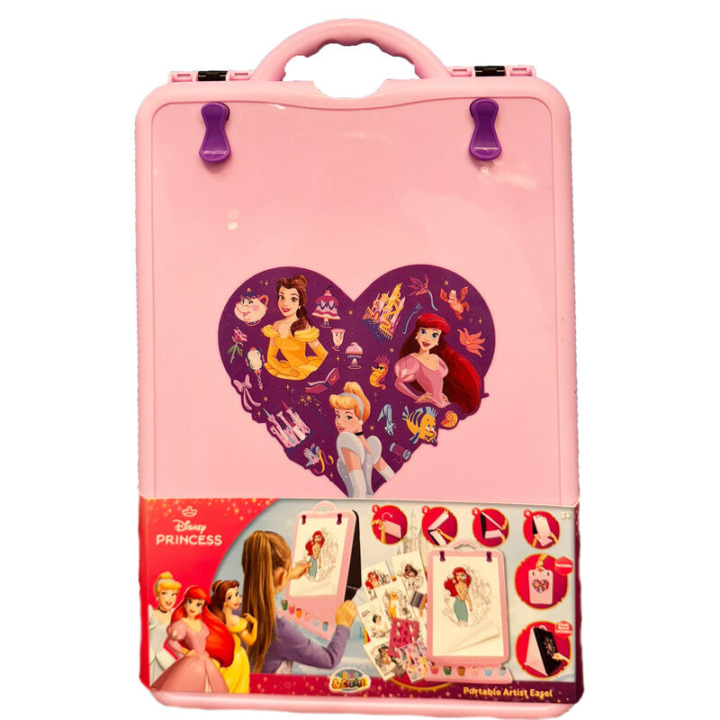 Cavalete de arte portátil Princesas Disney