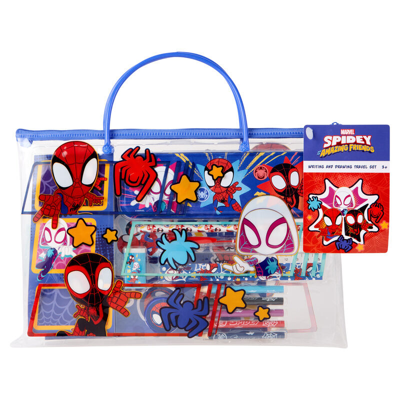 Conjunto de papelaria Spiderman Marvel
