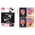Conjunto de artigos de papelaria para raspar da Minnie