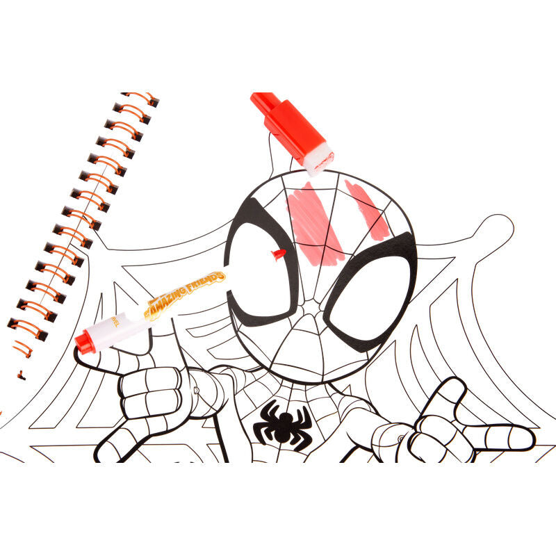 Livro Pintura Mágica com Água Homem-Aranha Marvel