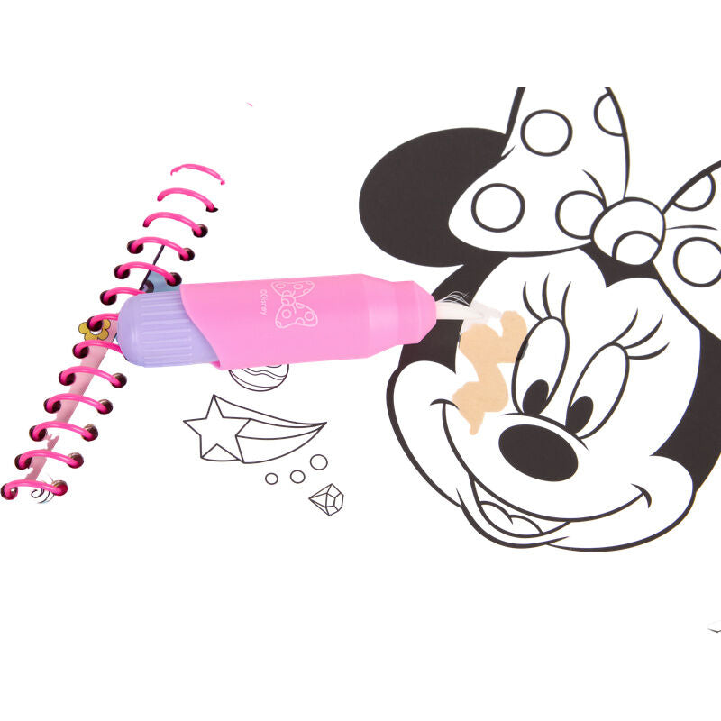 Livro de pintura mágica com água da Minnie Mouse da Disney
