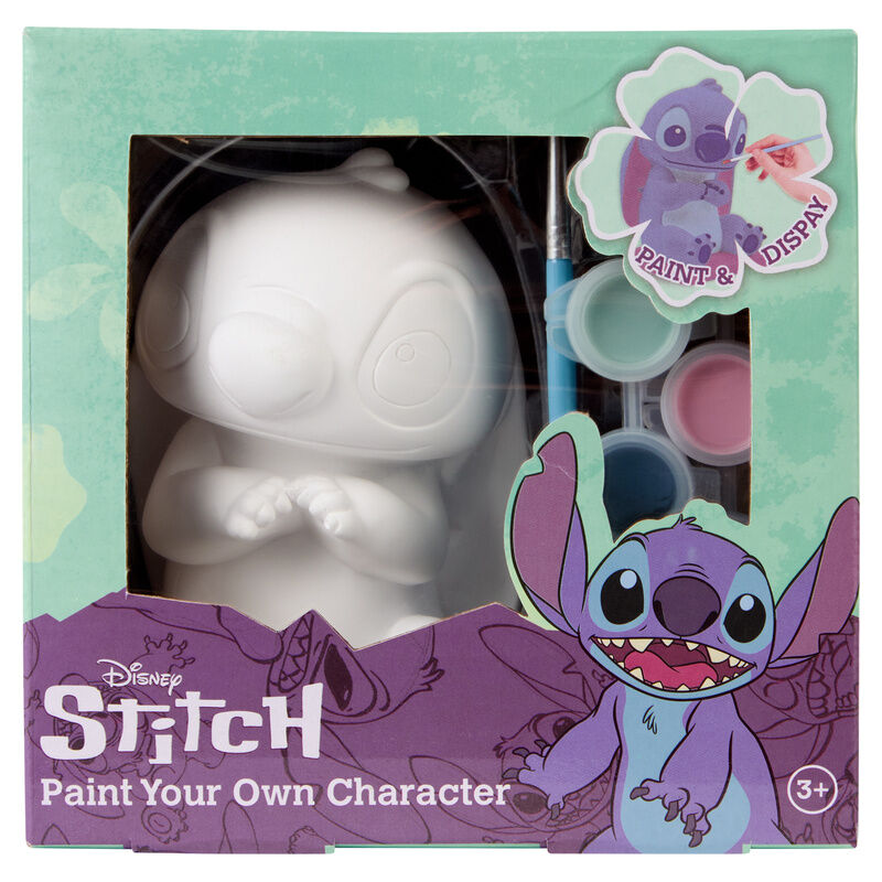 Figura de gesso da Stitch para pintura