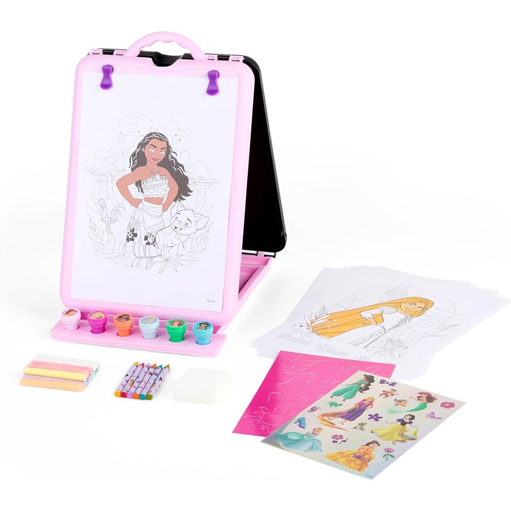 Cavalete de arte portátil Princesas Disney