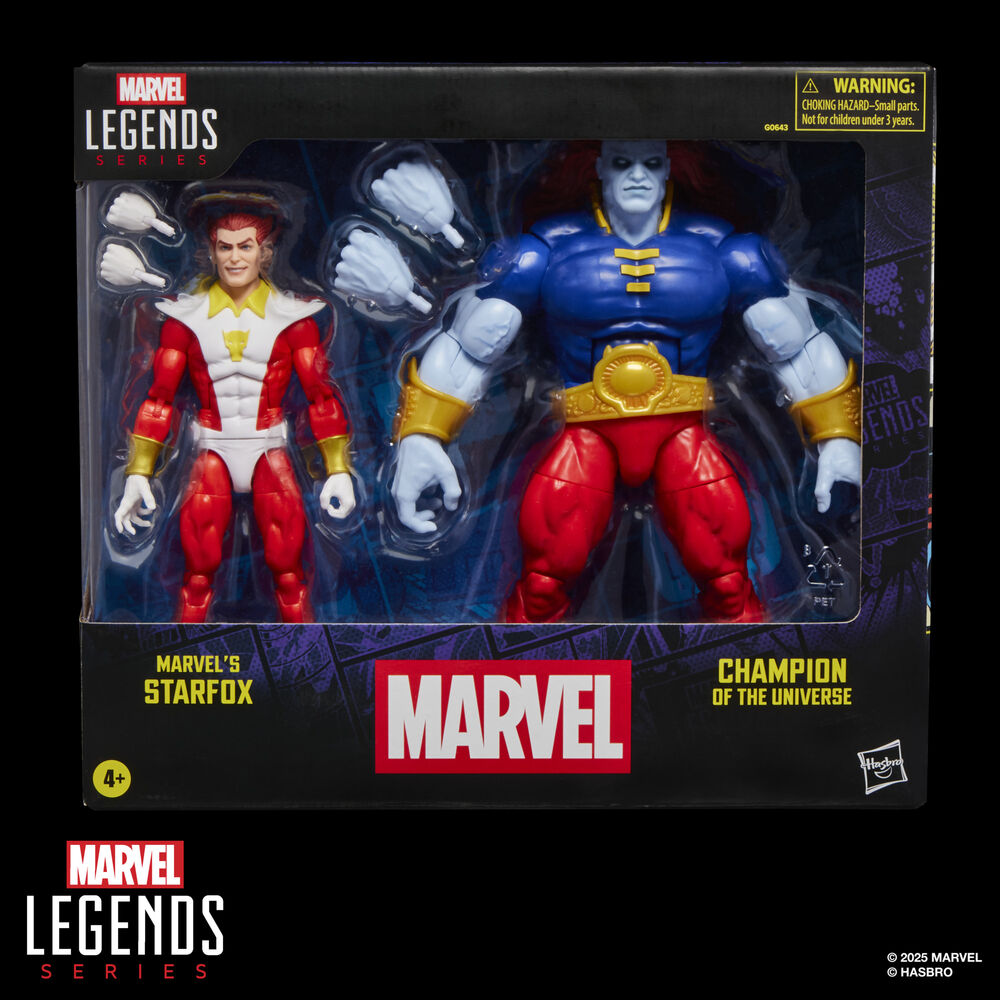 Pack de 2 Figuras Starfox & Champion of the Universe Marvel Legends Series 15 cm