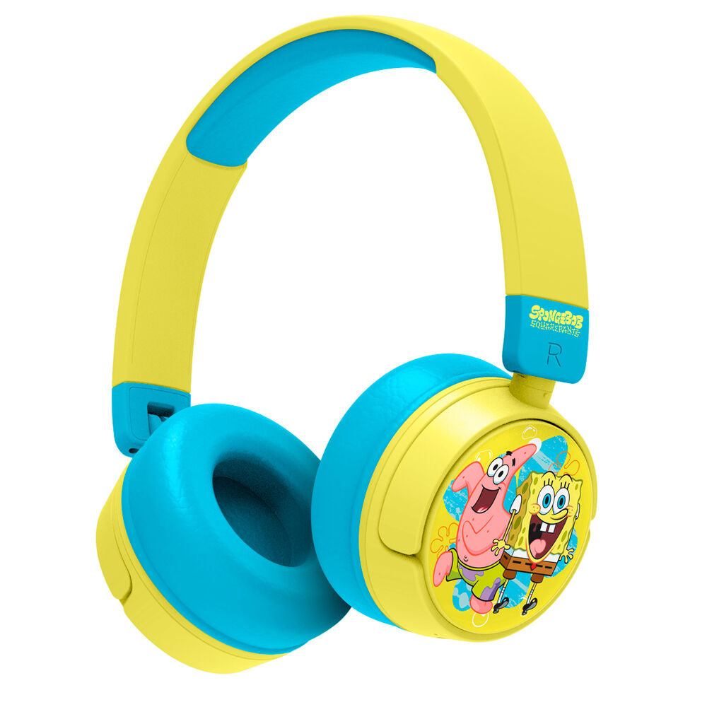 Auriculares infantis Bob Esponja