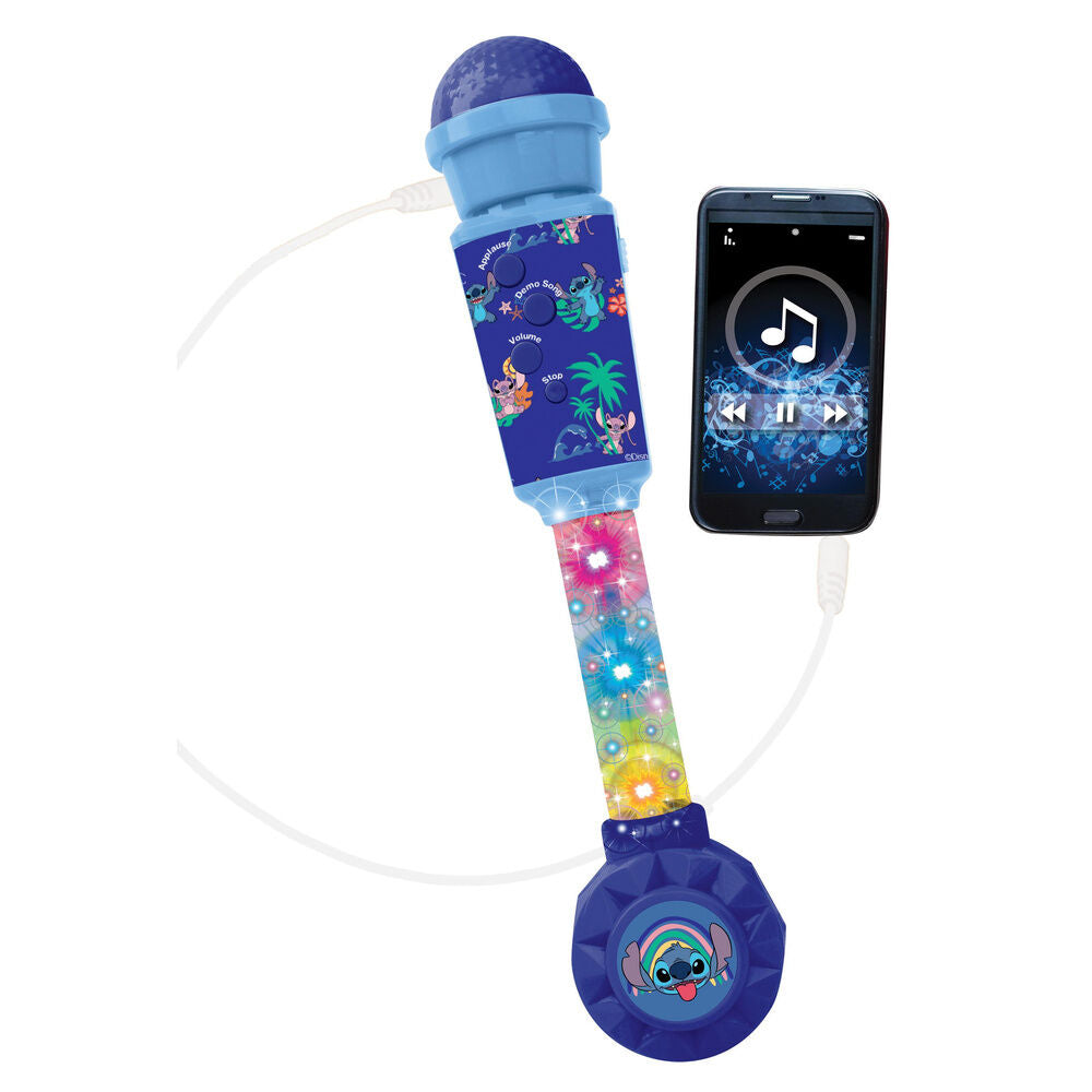 Microfone luminoso do Stitch da Disney