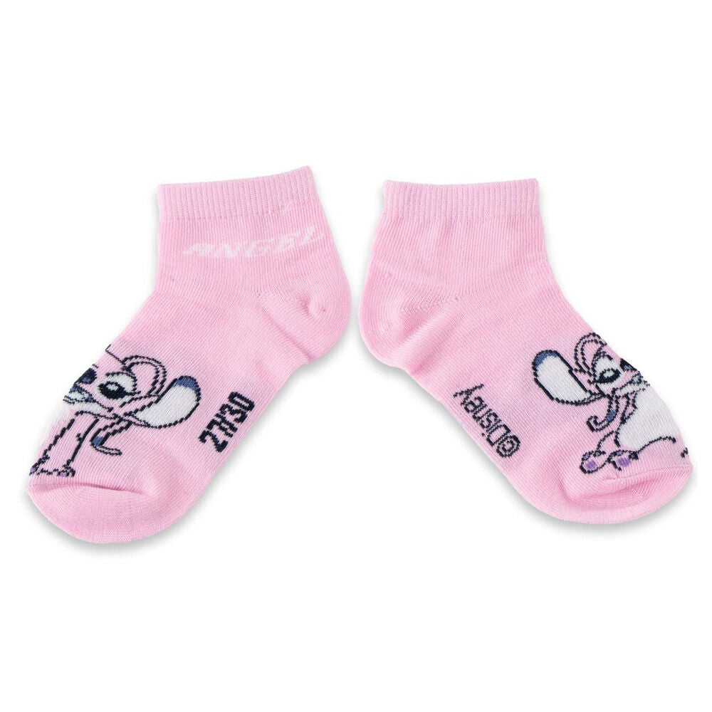 Conjunto de 7 meias Stitch and Angel Disney