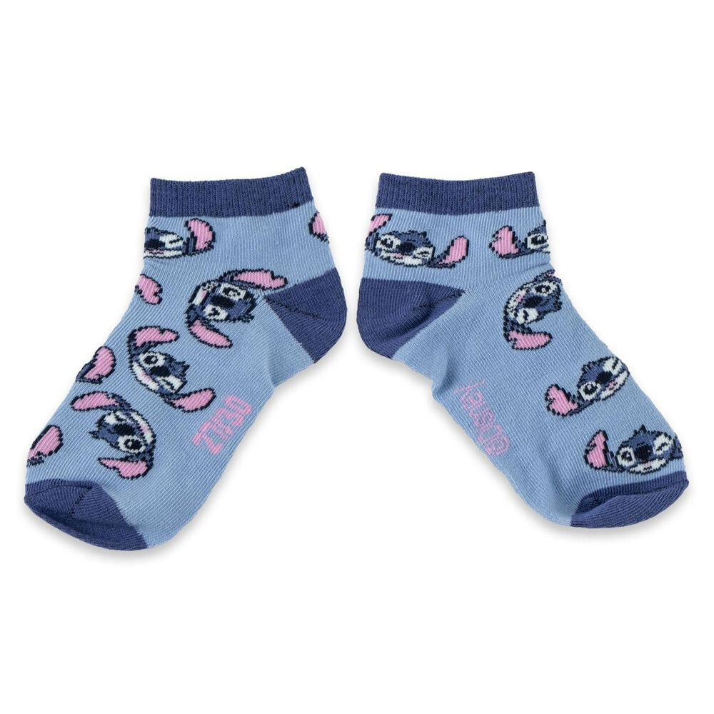 Conjunto de 7 meias Stitch and Angel Disney