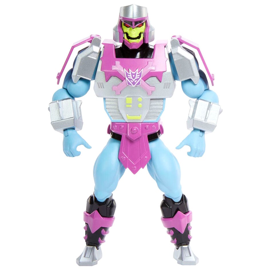 Figura Armor Skeletor Megatron Transformers Masters of the Universe 14 cm
