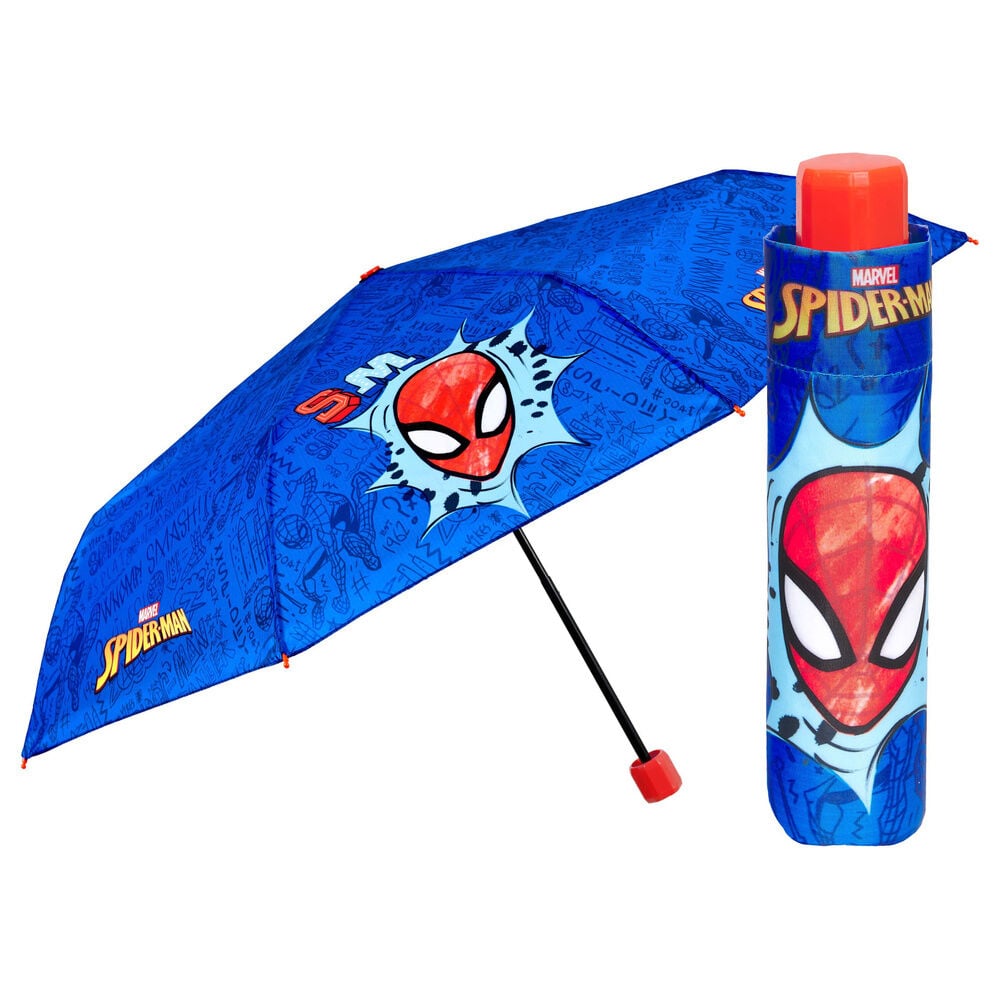 Guarda-chuva Dobrável Manual Spiderman Marvel 50 cm — imagem 1