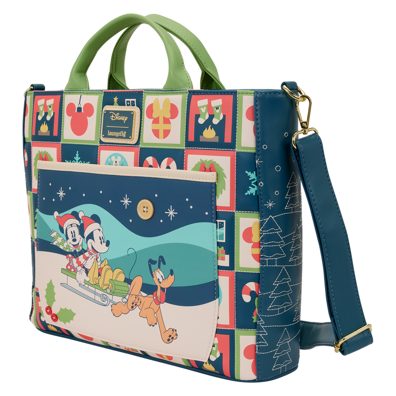 Bolsa mochila Mickey & Minnie Holiday Disney Loungefly