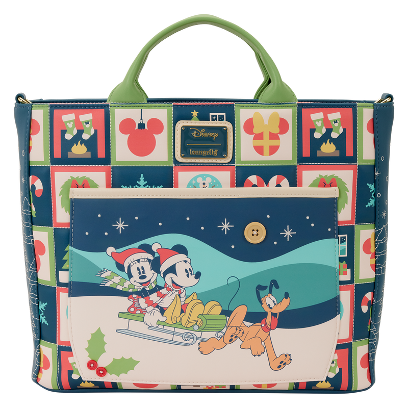 Bolso mochila Mickey & Minnie Holiday Disney Loungefly