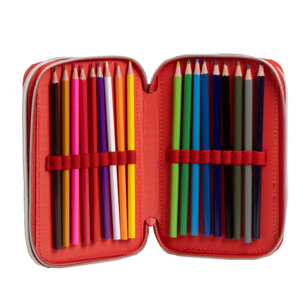 Estuche triple Spiderman Marvel