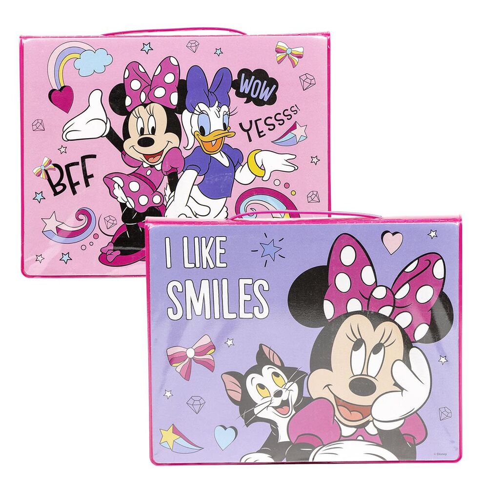Conjunto de papelaria para colorir Minnie Disney