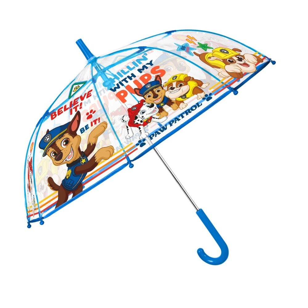 Guarda-chuva Transparente Patrulha Pata 45 cm — imagem 1