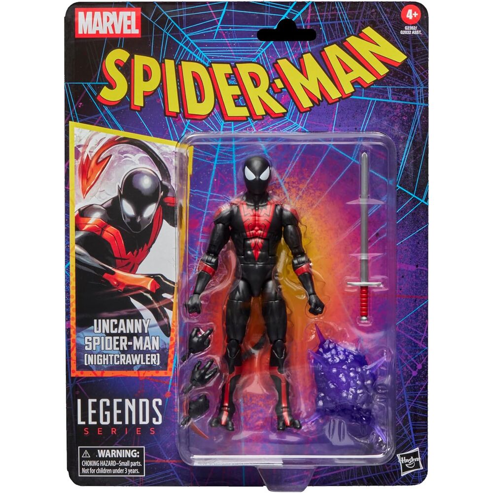 Figura Uncanny Spider-Man Nightcrawler Spider-Man Marvel Legends Series 15 cm - imagem 9