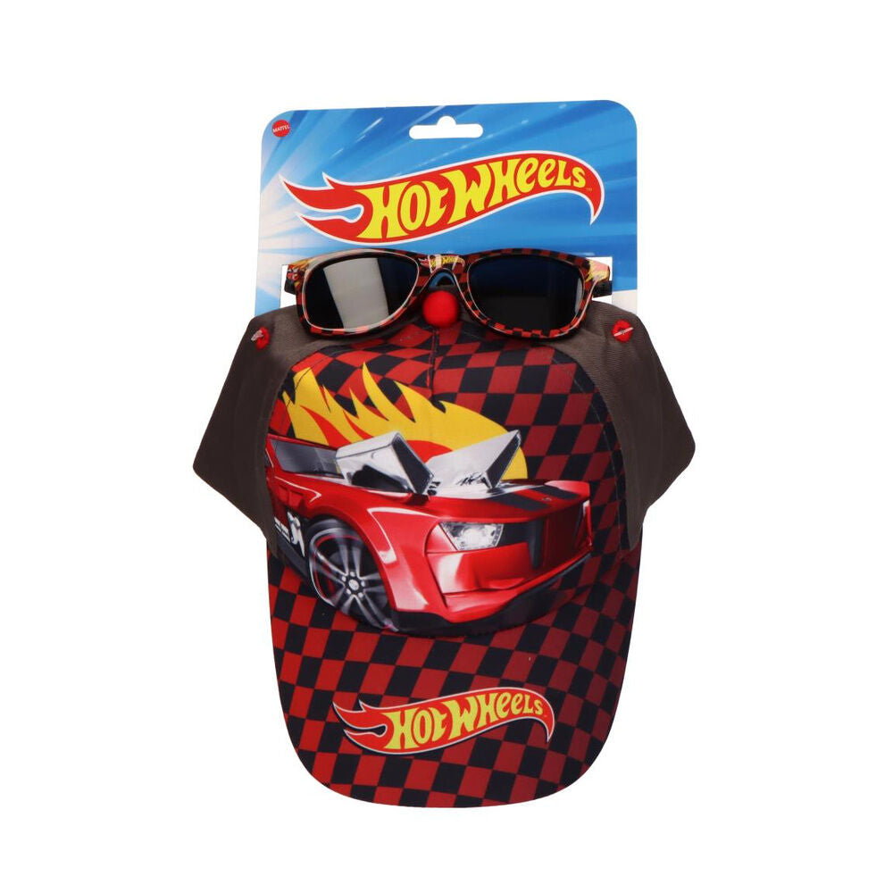Chapéu + óculos de sol Hot Wheels