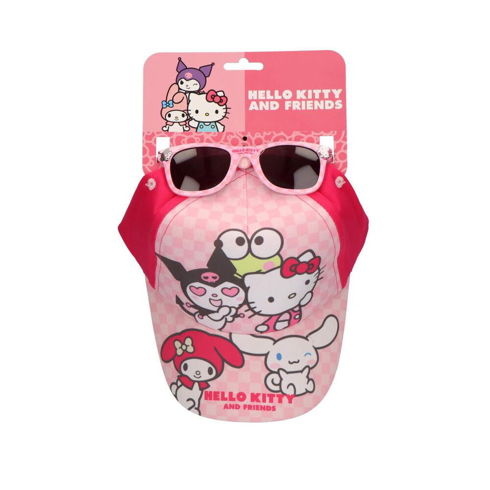 Chapéu + óculos de sol Hello Kitty and Friends