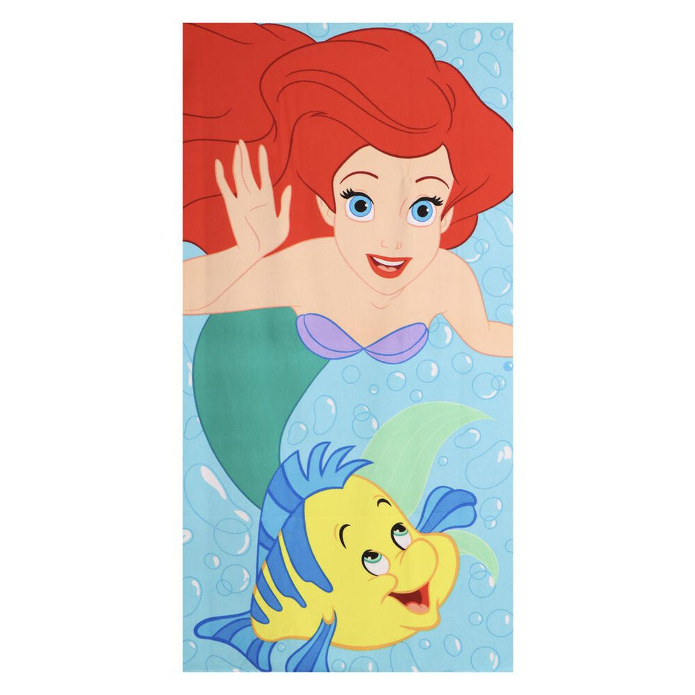 Toalha microfibra Ariel Pequena Sereia Disney