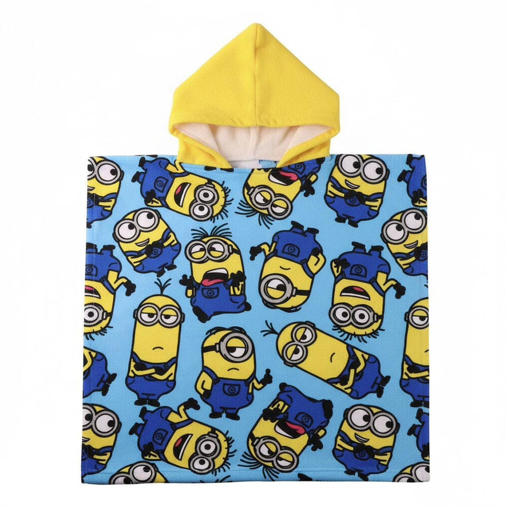 Poncho toalha microfibra Minions