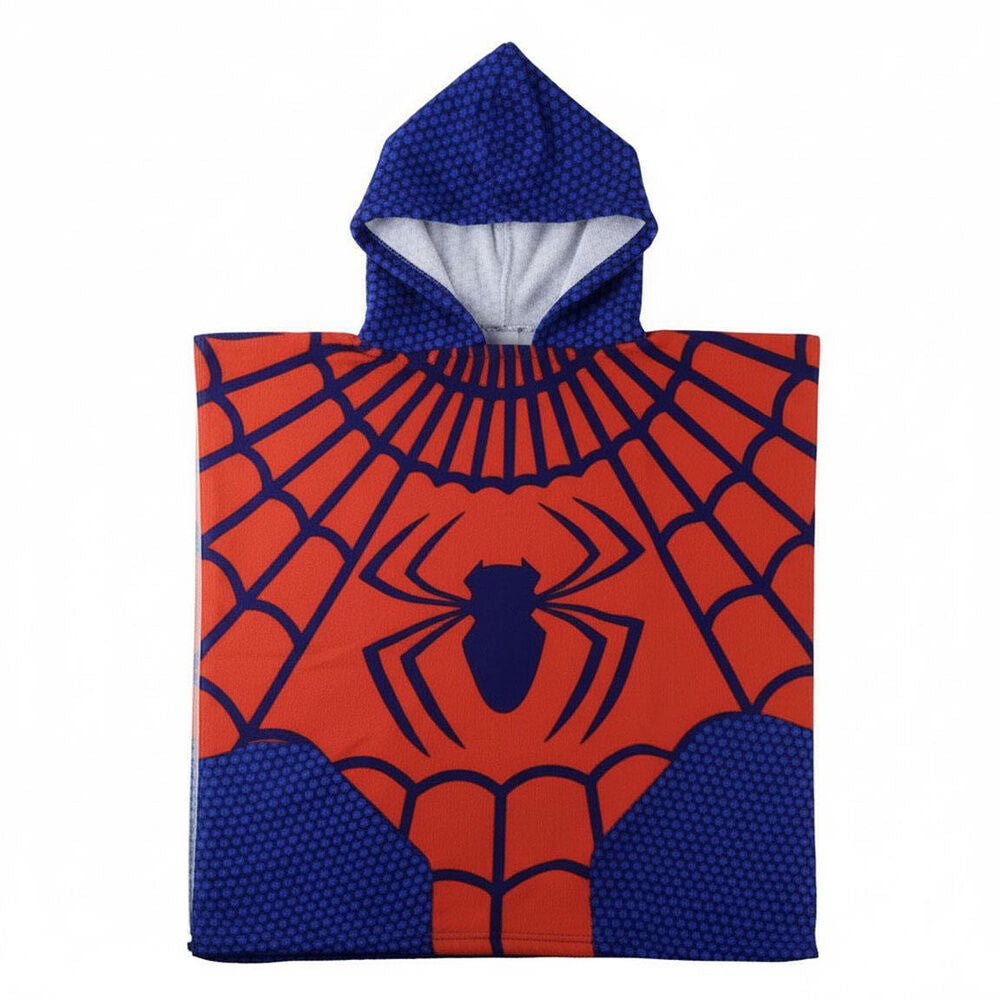 Toalla poncho de microfibra Spiderman Marvel