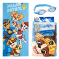 Set toalla + gafas natación Patrulla Canina