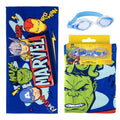 Set toalla + gafas natación Los Vengadores Marvel