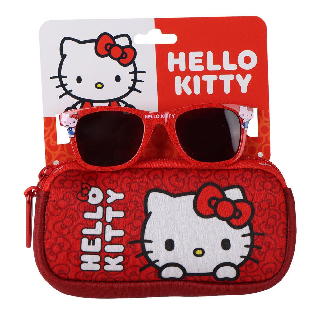 Óculos de Sol + estojo Hello Kitty