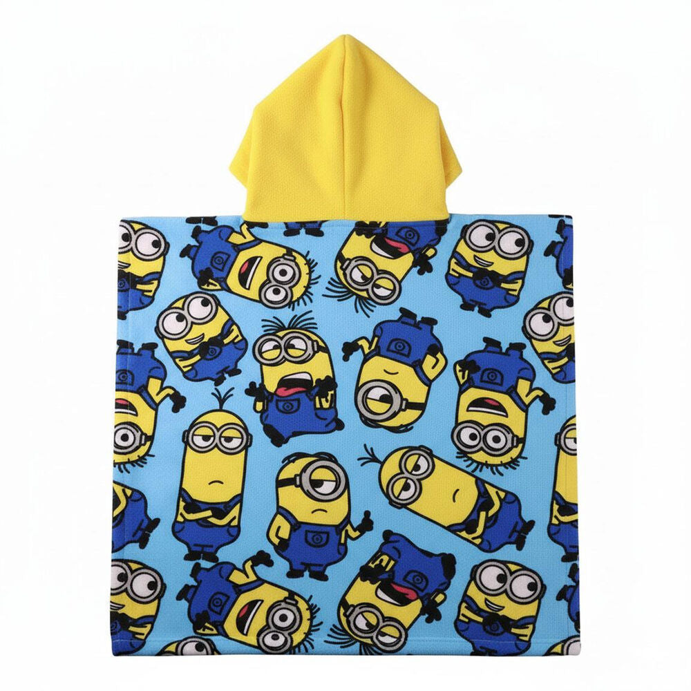 Poncho toalha microfibra Minions