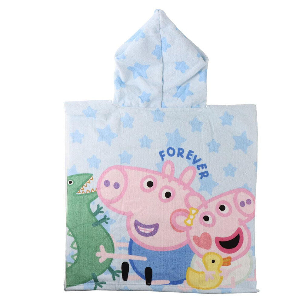 Poncho toalha microfibra Peppa Pig