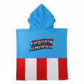 Toalla poncho de microfibra de Capitán América Marvel
