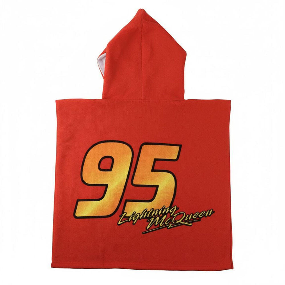 Poncho toalha microfibra Cars Disney