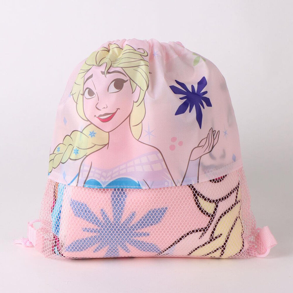 Conjunto de toalha + saco + chapéu Frozen Disney