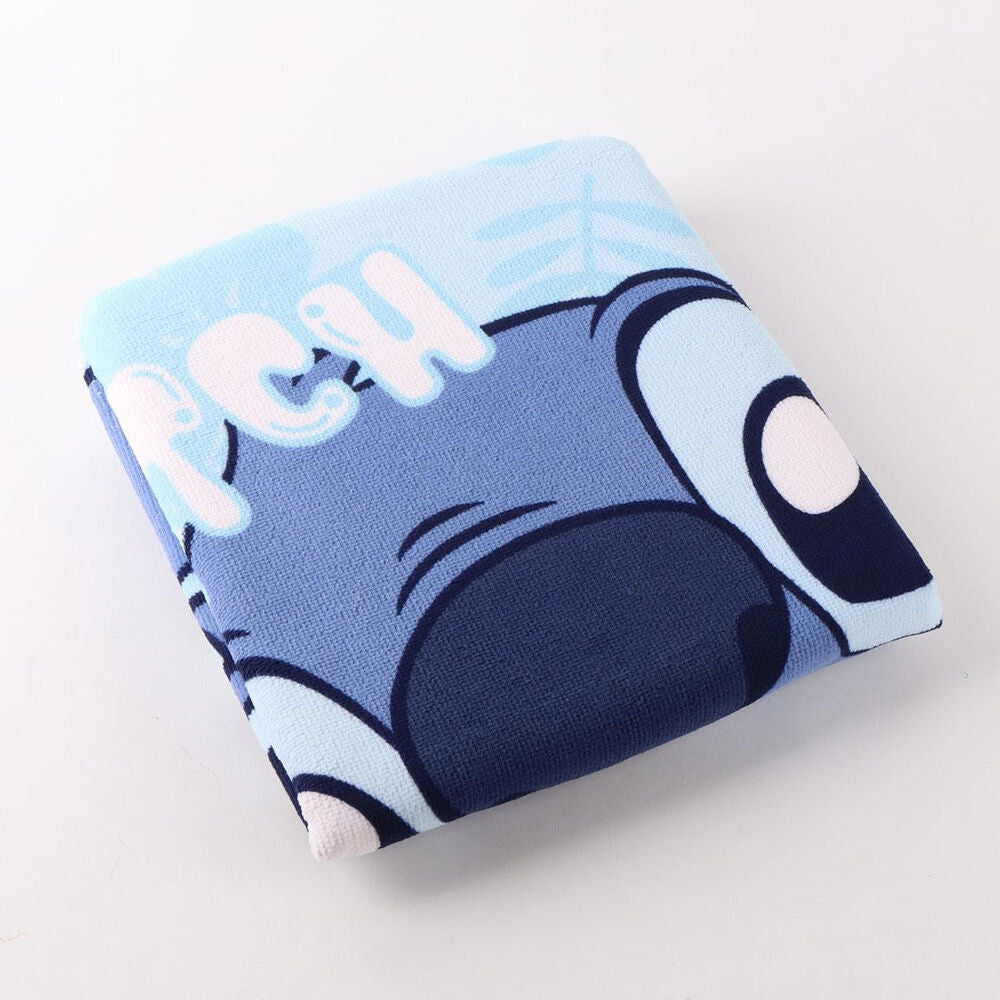 Poncho toalha microfibra Stitch Disney