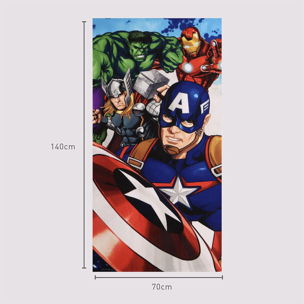 Toalha microfibra Avengers Marvel