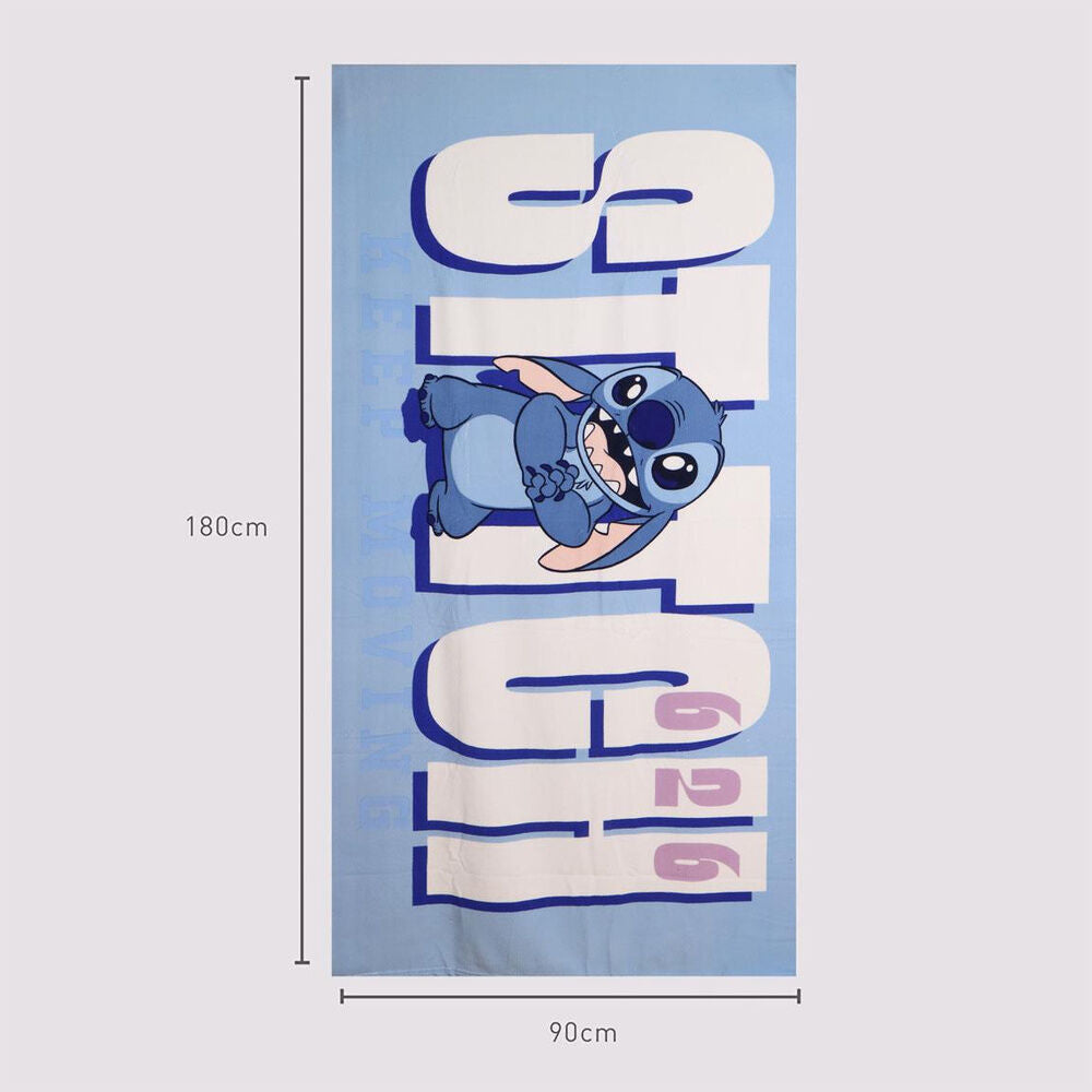 Toalha microfibra Stitch Disney