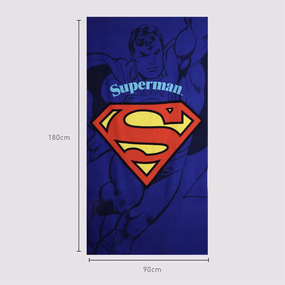 Toalha microfibra Superman DC Comics