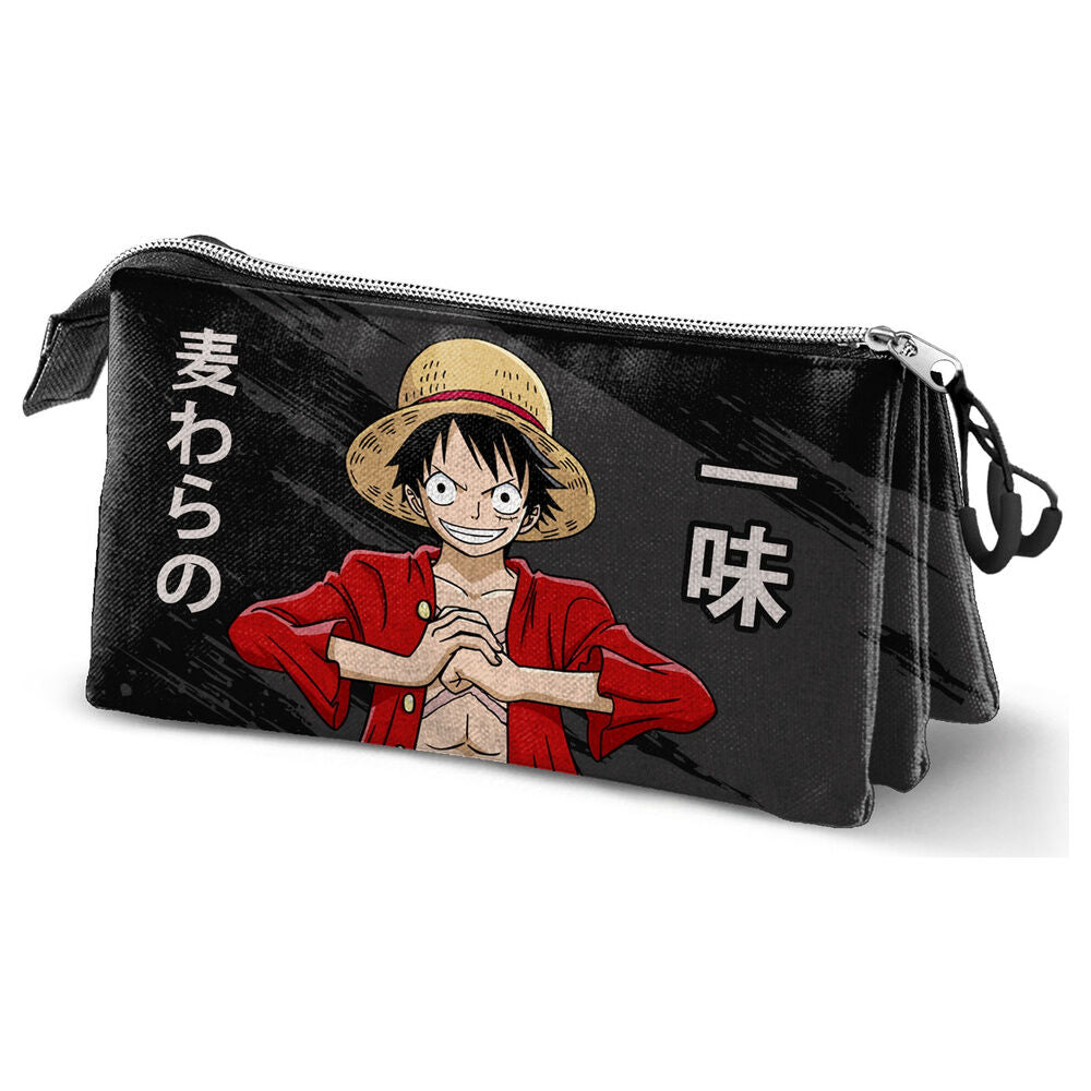 Estojo triplo One Piece