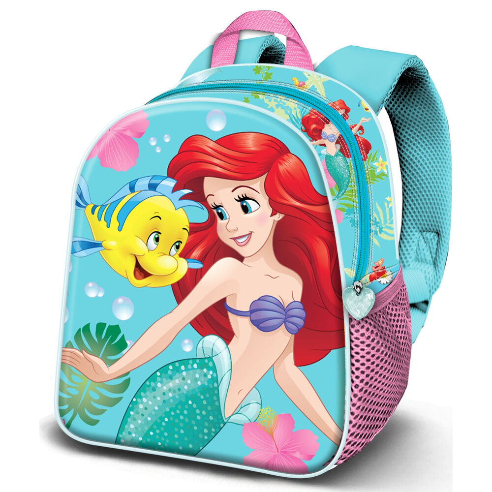 Mochila 3D Dive A Pequena Sereia Disney 31cm