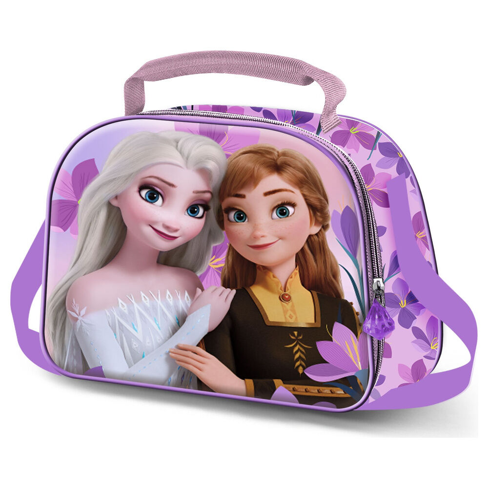 Lancheira 3D Violet Frozen Disney